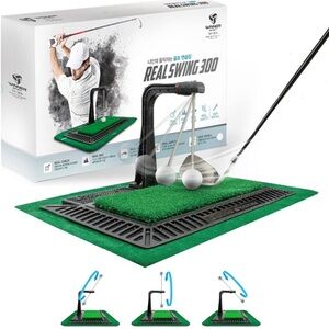 New!! WINNER SPIRIT Real Swing 300 Golf Swing & Hitting Trainer, True Impact